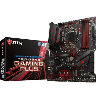 MSI 微星 MPG Z390 GAMING PLUS ATX主板（Intel LGA1151、Z390）