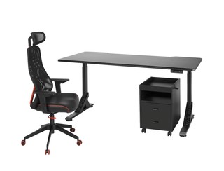 UPPSPEL 乌浦斯皮 / MATCHSPEL 玛赤佩  桌子、椅子和抽屉单元