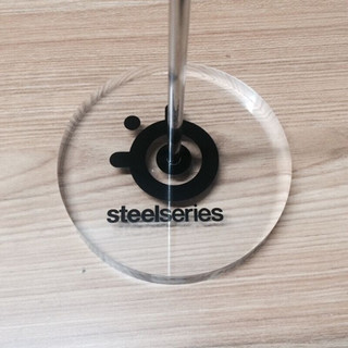 steelseries 赛睿 铝合金耳机支架 银色