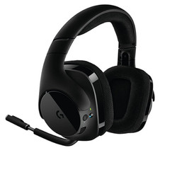 logitech 罗技 G533 耳罩式头戴式2.4G无线耳机 黑色