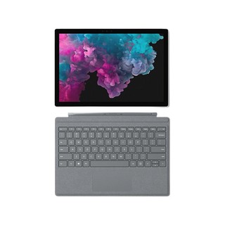 Microsoft 微软 Surface Pro 6 12.3英寸 Windows 10 二合一平板电脑+亮铂金键盘(2736*1824dpi、酷睿i7-8650U、8GB、256GB SSD、WiFi版、亮铂金）