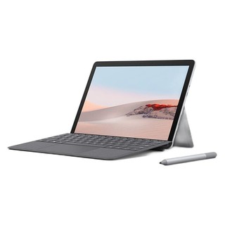 Microsoft 微软 Surface Go 2 其他 Windows 10 二合一平板电脑+原装键盘(1920*1080dpi、奔腾4425Y、8GB、128GB SSD、WiFi版、银色）