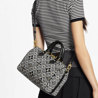 LOUIS VUITTON 路易威登 SPEEDY 25 BANDOULIÈRE系列 女士手袋 M45769 黑色 中号