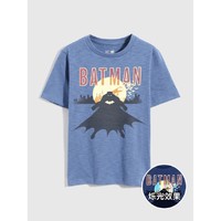 Gap 盖璞 000689888 男孩蝙蝠侠印花短袖T恤