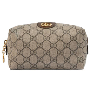 GUCCI 古驰 OPHIDIA系列 女士帆布化妆包 548393 K5I5G 8358 棕色