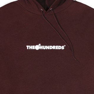 THE HUNDREDS 男女款连帽卫衣 Maroon S