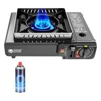 suntouch 便携式卡式炉 黑色 普通款（防风罩+1瓶气）