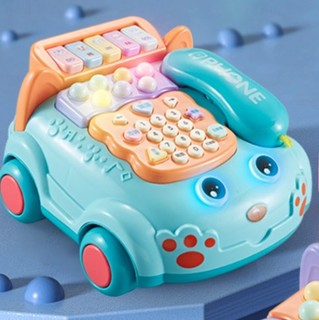 欣格 儿童玩具电话机 蓝色