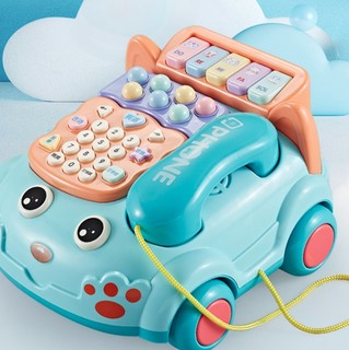 欣格 儿童玩具电话机 蓝色