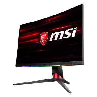 MSI 微星 MPG27C 27英寸 VA 曲面 FreeSync 显示器(1920×1080、144Hz、115%sRGB）