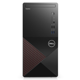 DELL 戴尔 Vostro成就3881 23.8英寸 台式机 黑色(酷睿i5-10400、GT730、4GB、256GB SSD+1TB HDD、风冷)