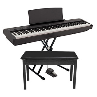 KAWAI ES110 电钢琴 88键重锤 黑色主机+X琴架+单踏板+琴凳礼包