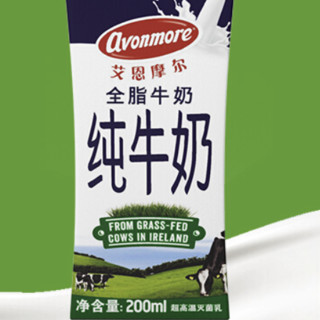 avonmore 全脂纯牛奶 200ml*12盒