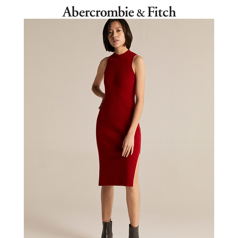 Abercrombie & FitchAbercrombie＆Fitch女装 中长款无袖针织连衣裙 308103-1 0 M/170