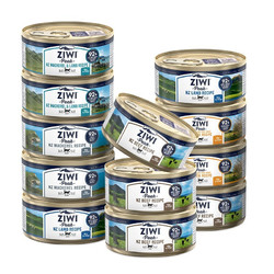 ZIWI 滋益巅峰 主食零食猫罐头85g *12罐 混合*12 布偶加菲英短蓝猫通用湿粮