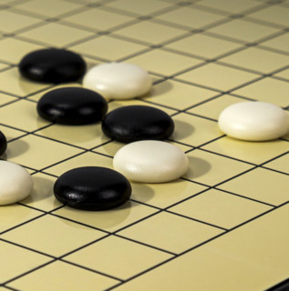 deli 得力 19路围棋儿童初学套装磁性棋盘五子棋子大人黑白棋学生益智棋