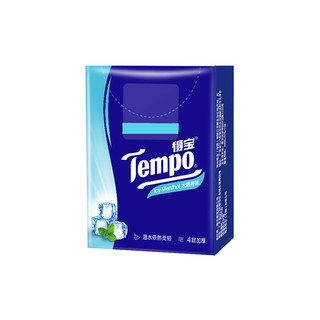 Tempo 得宝 手帕纸 4层*7张*36包 冰薄荷味