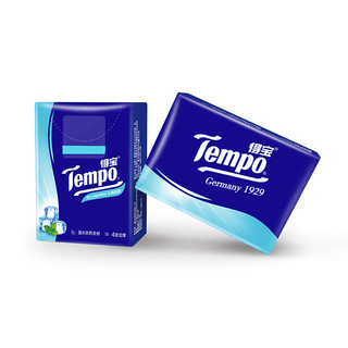 Tempo 得宝 手帕纸 4层*7张*36包 冰薄荷味