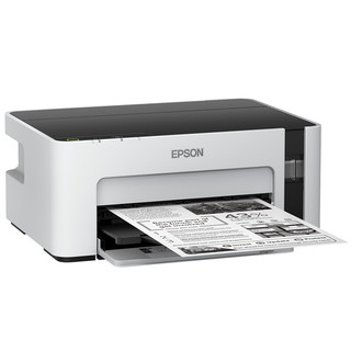 EPSON 爱普生 M1108 墨仓黑白打印机 白色