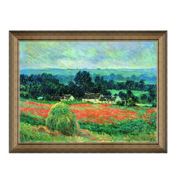 Artron 雅昌 莫奈《吉威尔尼的干草堆》81×63cm 装饰画 油画布