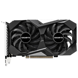 GIGABYTE 技嘉 GeForce GTX 1650 WINDFORCE OC D6 4G 2.0 显卡 4GB 黑色