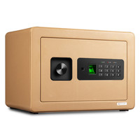 deli 得力 33559 保险柜 金色 指纹解锁/密码解锁 高25cm