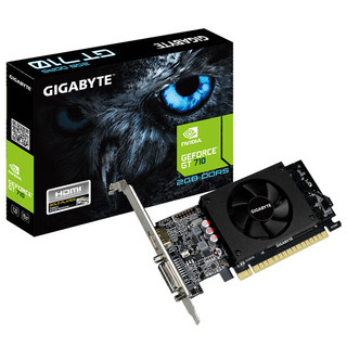 GIGABYTE 技嘉 GV-N710D5-2GL 显卡 2GB 黑色