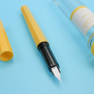 PLATINUM 白金 钢笔 小流星轻甜系列 PQ-200 黄色 F尖 单支装