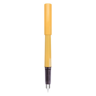 PLATINUM 白金 钢笔 小流星轻甜系列 PQ-200 黄色 F尖 单支装