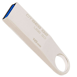 Kingston 金士顿 DataTraveler系列 DTSE9 G2 USB 3.0 U盘 银色 16GB USB-A