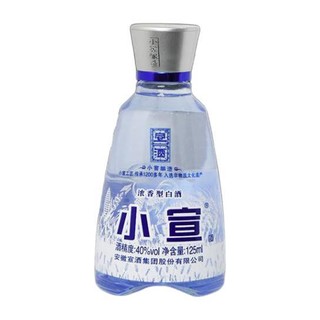 宣酒 小宣 40%vol 浓香型白酒 125ml 单瓶装