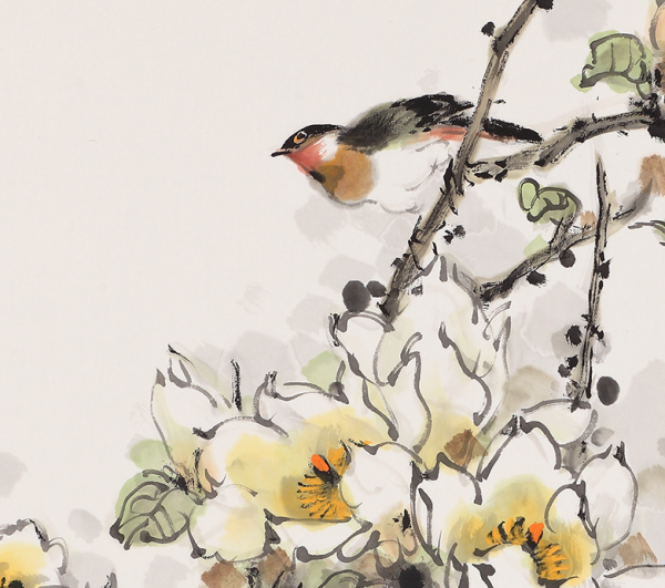 橙舍陈永锵玉堂春6060cm装饰画宣纸