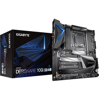 GIGABYTE 技嘉 X299X DESIGNARE 10G EATX主板 (Intel LGA 2066、X299)