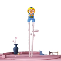 Pororo 儿童学习筷 啵乐乐左手款