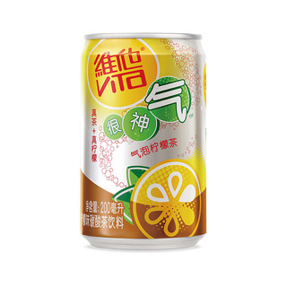 88VIP：ViTa 维他 很神气气泡果泡柠檬茶200ml*12罐碳酸茶饮料家庭囤货聚餐饮品