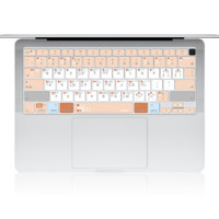 JRC 膜大师 MacBook Air13英寸 硅胶键盘膜 珊瑚色