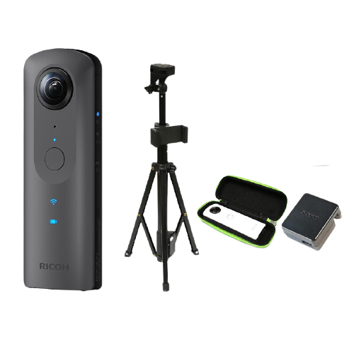 RICOH 理光 THETA V 全景相机+VCT-1688脚架 全景套装