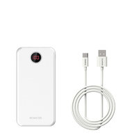 ROMOSS 罗马仕 HO20 移动电源 白色 20000mAh Lightning 10W 1mType-C快充线套装