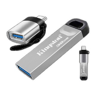 Kingston 金士顿 DTKN USB 3.0 U盘 32GB USB+type-c转接头