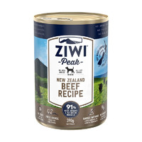 PLUS会员：ZIWI 滋益巅峰 牛肉全犬全阶段狗粮 主食罐 390g