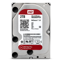 西部数据 WD)红盘Pro 2TB 网络储存硬盘(NAS硬盘/SATA6Gb/s/64M缓存/WD2002FFSX)