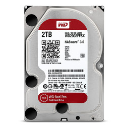 Western Digital 西部数据 WD)红盘Pro 2TB 网络储存硬盘(NAS硬盘/SATA6Gb/s/64M缓存/WD2002FFSX)