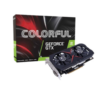 COLORFUL 七彩虹 GTX 1650 灵动鲨 4GD6 显卡 4GB 黑色