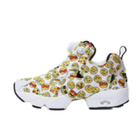 Reebok 锐步 Insta Pump Fury 中性休闲运动鞋 H67436 白色/金色/黑色 34.5