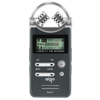 aigo 爱国者 R6601 二合一MP3录音笔 8GB 黑色