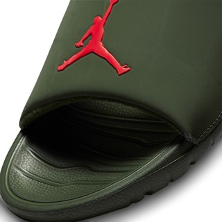 AIR JORDAN Jordan Break Slide Bbs 男子拖鞋 DM2952-300 碳素绿/大学红 42.5