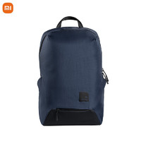 MI 小米 背包休闲运动双肩包15.6英寸电脑包时尚大容量男女通用书包 蓝色