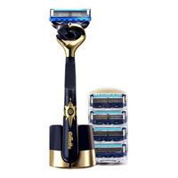 Gillette 吉列 锋隐5致顺手动剃须刀 王者荣耀后羿联名款 1光滑刀架+5刀头+磁力底座