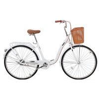 PHOENIX 凤凰 丹顶鹤 自行车 珍珠白 24英寸 单速