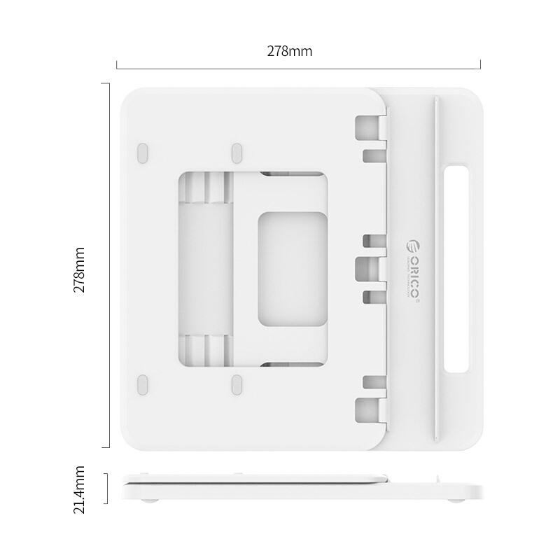 ORICO 奥睿科 NSN-HC2A ABS 电脑散热支架 Type-C扩展坞 白色